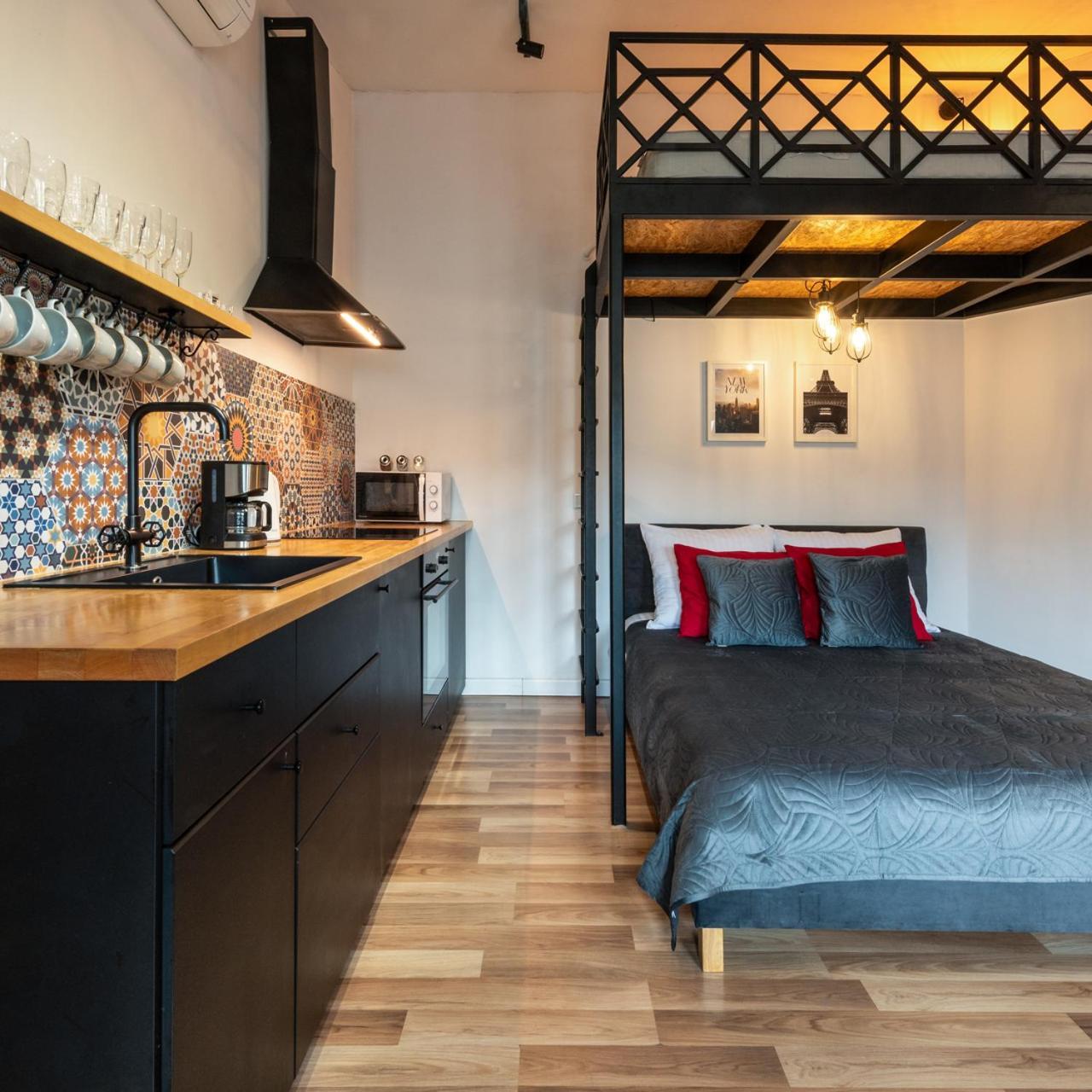 Modern Apartment Arizona Studio Old Town Dietla Balcony Krakow Exterior photo