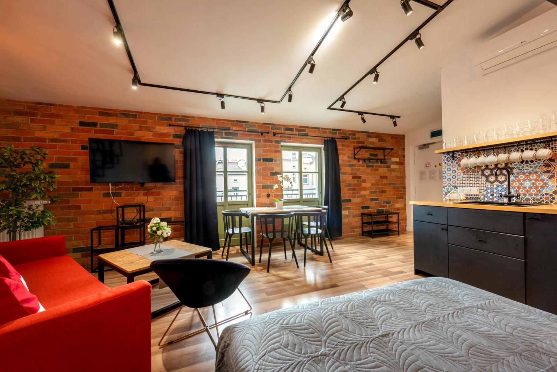 Modern Apartment Arizona Studio Old Town Dietla Balcony Krakow Exterior photo