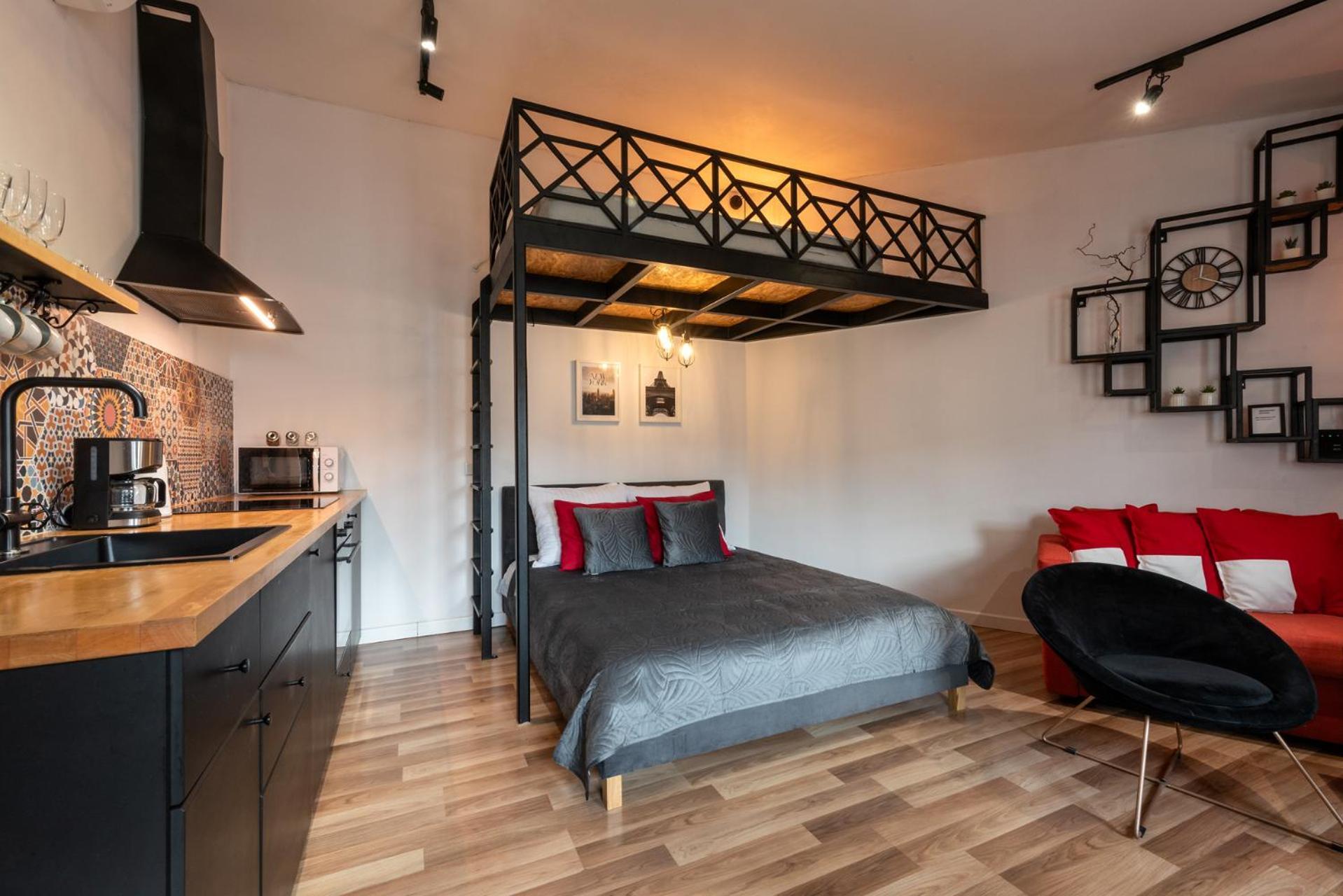 Modern Apartment Arizona Studio Old Town Dietla Balcony Krakow Exterior photo