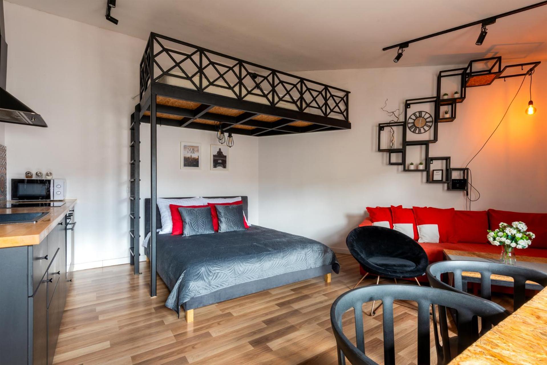 Modern Apartment Arizona Studio Old Town Dietla Balcony Krakow Exterior photo